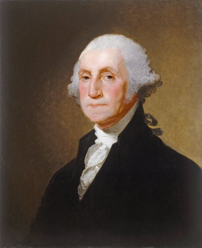 ジョージワシントン、1821年頃 作： Gilbert Stuart